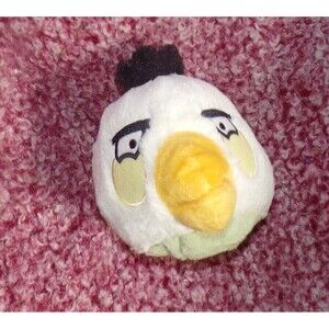 Angry Birds White Matilda Plush 5” Stuffed Animal Toy Commonwealth 2010 No Sound